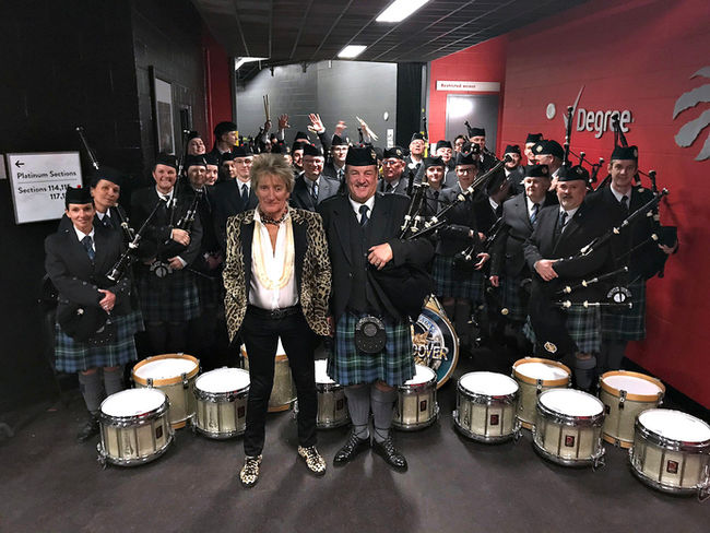 Paris Port Dover Pipe Band Meets Who?